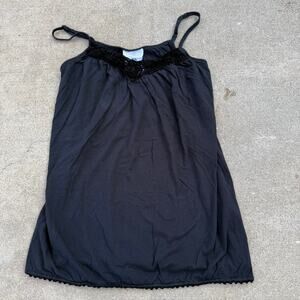Patrick‎ Robinson for Target Black Lace Tank Top - Size L